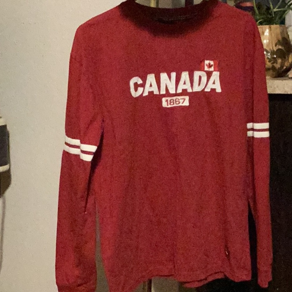True North Red Shirt with Maple Leaf Patch